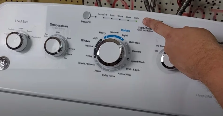 The GE Washing Machine Reset Button