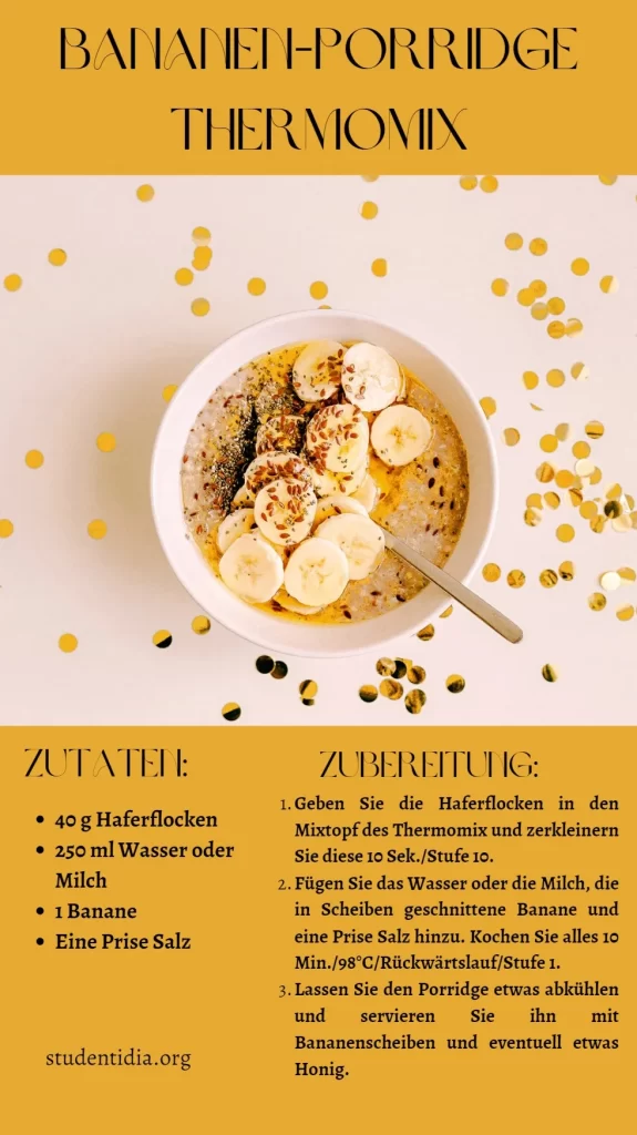 Bananen-Porridge Thermomix