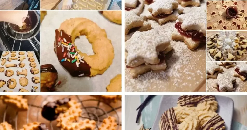 Altes Spritzgebäck Rezept mit Mandeln, mit Haselnüssen und Dr Oetker
