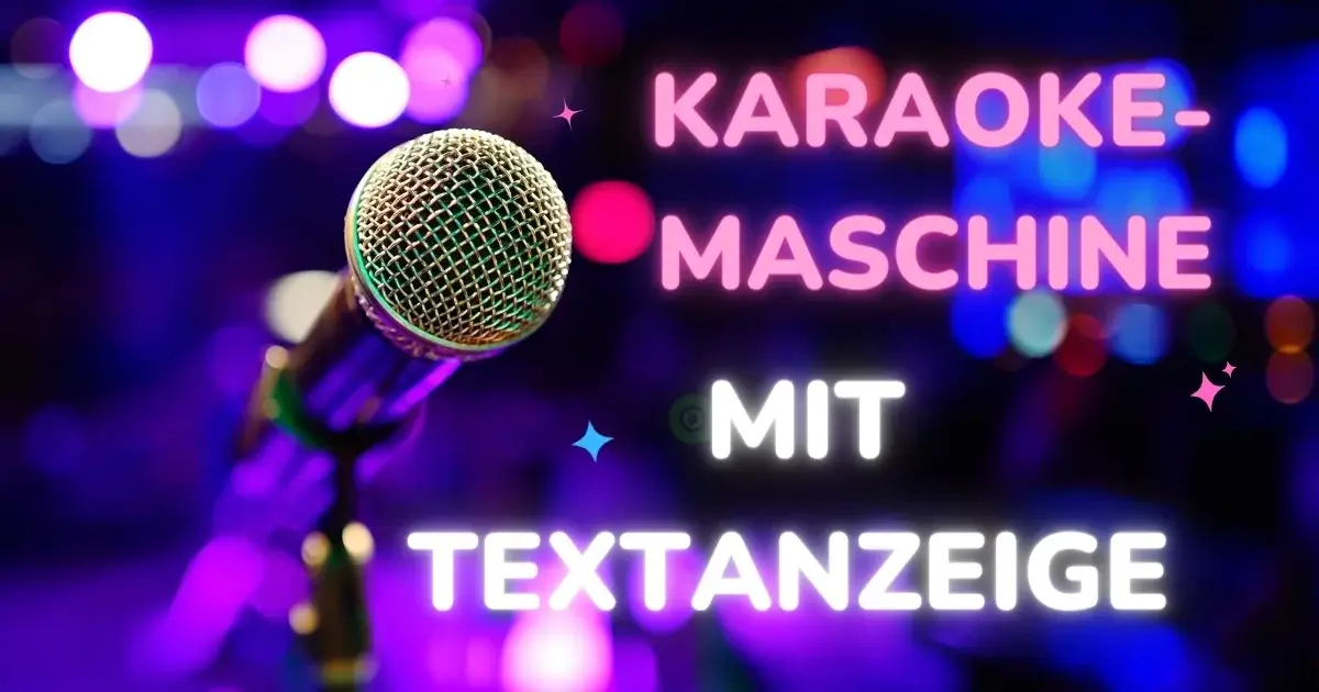 Die ultimative Karaoke-Maschine mit Textanzeige: Für unvergessliche Musikmomente