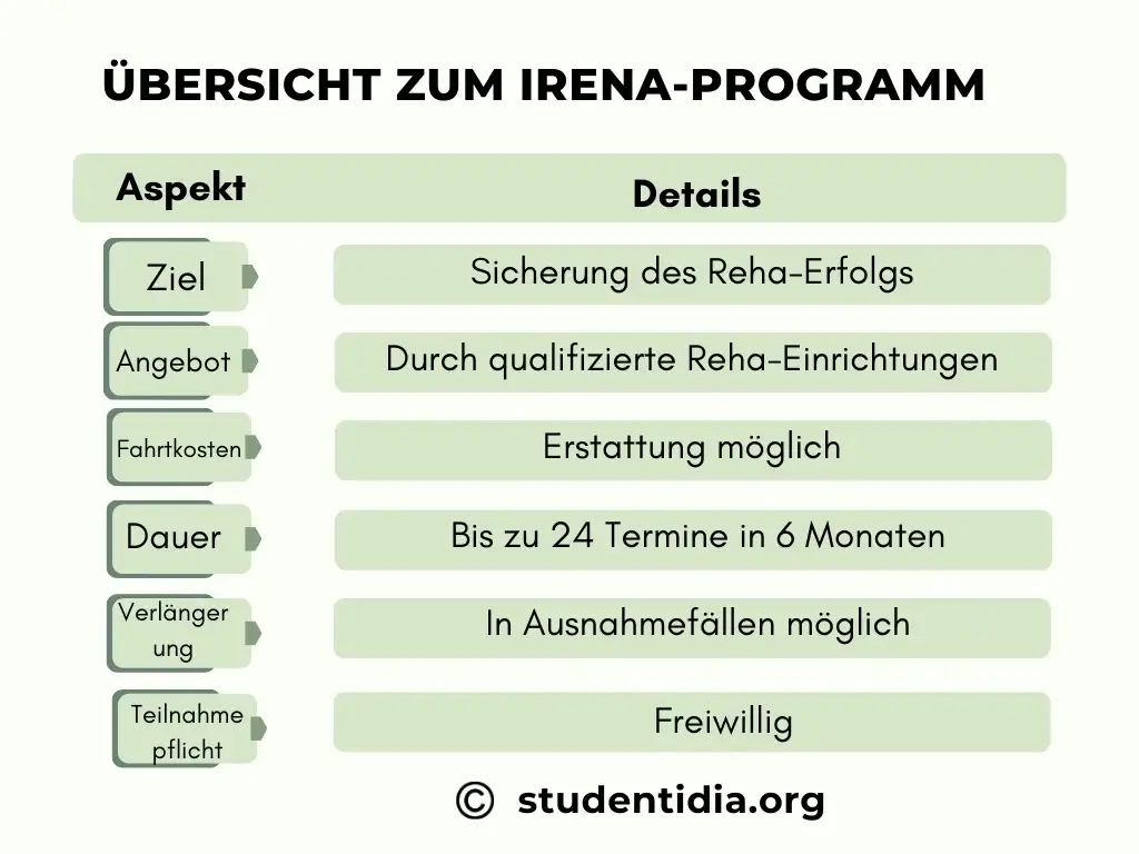 Übersicht zum IRENA-Programm
