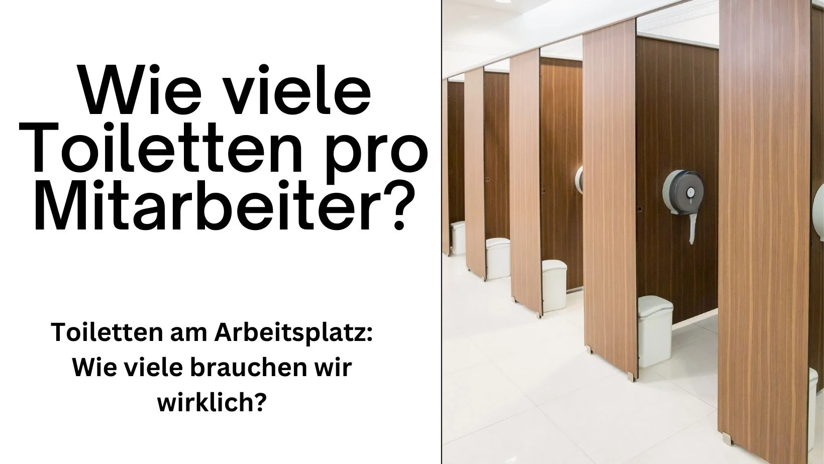 Wie viele Toiletten pro Mitarbeiter